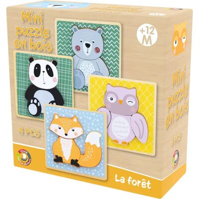 Puzzle en Bois ULYSSE - Animaux de la Forêt - 15x15x1,5 cm - Puzzle en Bois pour Bébé - Publicité Puzzle en Bois ULYSSE - Animaux de la Forêt - 15x15x1,5 cm - Puzzle en Bois pour Bébé - Publicité