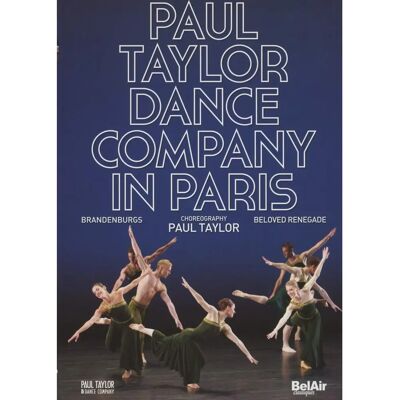 Paul Taylor Ballet Company i Paris - Region 2 DVD Paul Taylor Ballet Company i Paris - Region 2 DVD