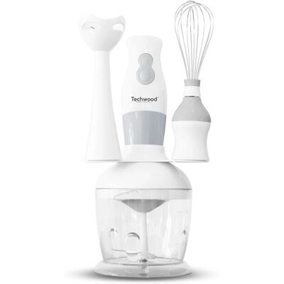 TECHWOOD TMS-8130 - Bianco - Frullatore ad immersione TECHWOOD TMS-8130 - Bianco - Frullatore ad immersione