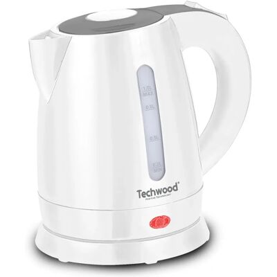 Hervidor de Agua Eléctrico Blanco Techwood - 1600W 1L Hervidor de Agua Eléctrico Blanco Techwood - 1600W 1L