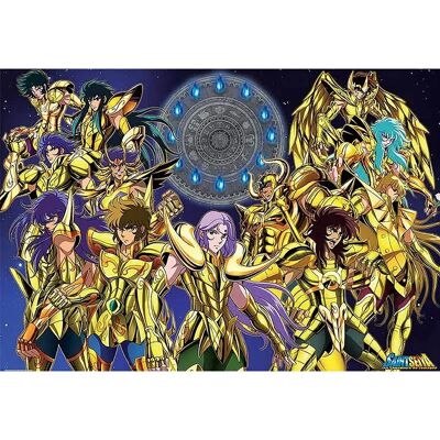 GB eye Saint Seiya Gouden Ridders Poster - 91,5x61cm GB eye Saint Seiya Gouden Ridders Poster - 91,5x61cm
