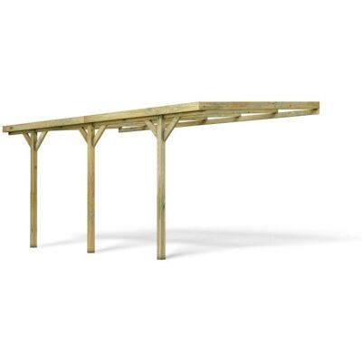 Carport Forest Style Henri - Abri en Bois Polyvalent - Publicité Carport Forest Style Henri - Abri en Bois Polyvalent - Publicité