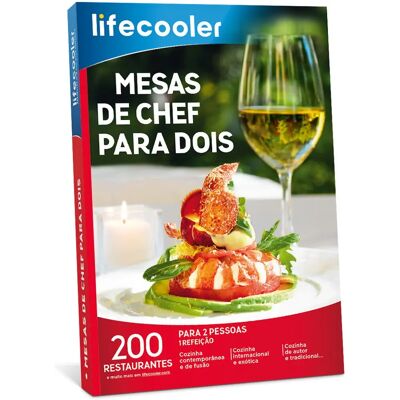 Lifecooler - MESAS DE CHEF 18-19 - Cartão presente Lifecooler - MESAS DE CHEF 18-19 - Cartão presente