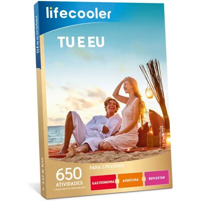 Lifecooler - Aventura & Viagem - TU E EU - BDL - Cartão-presente Lifecooler - Aventura & Viagem - TU E EU - BDL - Cartão-presente