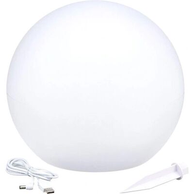 Lumisky Solsty C30 - Lampe boule solaire intérieure/extérieure - Publicité Lumisky Solsty C30 - Lampe boule solaire intérieure/extérieure - Publicité