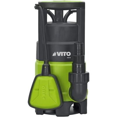 Pompe d'eaux usées VITO 400W - pour piscine, eaux pluviales, cave - câble 10m - Publicité Pompe d'eaux usées VITO 400W - pour piscine, eaux pluviales, cave - câble 10m - Publicité