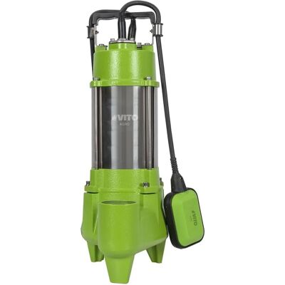 Pompe d'Égout VITO 1100W Acier Inox - Automatique, 30 000 L/h - Publicité Pompe d'Égout VITO 1100W Acier Inox - Automatique, 30 000 L/h - Publicité