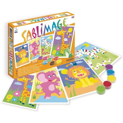 SentoSphere 881 art/craft toy - Sablimage African Animals - Multi-color SentoSphere 881 art/craft toy - Sablimage African Animals - Multi-color