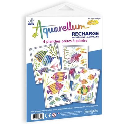 Ensemble de Dessin Sentosphere 670R - Recharge Aquarium - 4 Tableaux Ensemble de Dessin Sentosphere 670R - Recharge Aquarium - 4 Tableaux