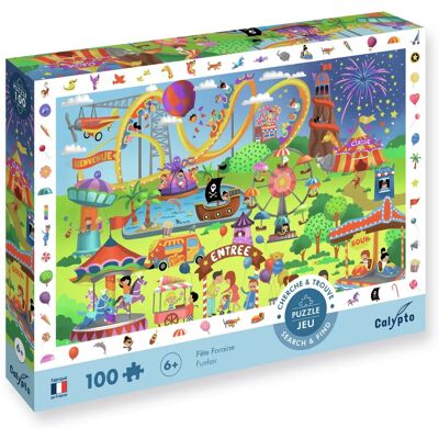 SentoSphere Calypto Puzzel - 100 stuks - Kermis - Overig SentoSphere Calypto Puzzel - 100 stuks - Kermis - Overig