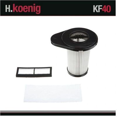 Filtre HEPA H.Koenig KF40 pour aspirateur TC40 - Édition Rouge/Bleu - Publicité Filtre HEPA H.Koenig KF40 pour aspirateur TC40 - Édition Rouge/Bleu - Publicité
