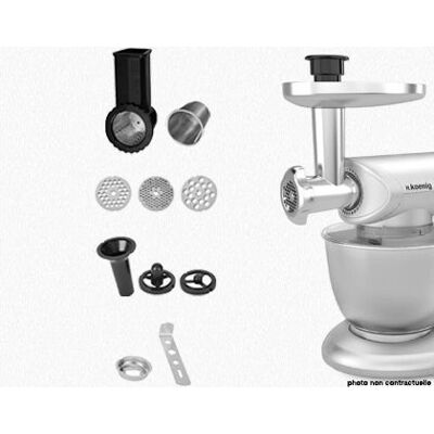 H.Koenig AC8 - Kit d'accessoires pour hachoir à viande - Publicité H.Koenig AC8 - Kit d'accessoires pour hachoir à viande - Publicité