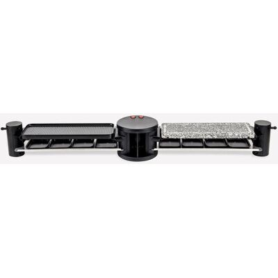 H.Koenig RP360 - Negro - Parrilla de raclette para 8 personas, 3 en 1 H.Koenig RP360 - Negro - Parrilla de raclette para 8 personas, 3 en 1