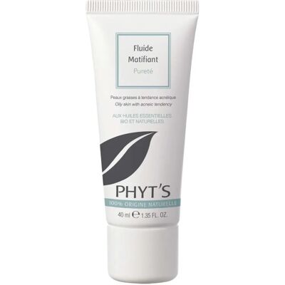 Phyt's Aromaclear 40ml Fluide Matifiant Bio - Publicité Phyt's Aromaclear 40ml Fluide Matifiant Bio - Publicité