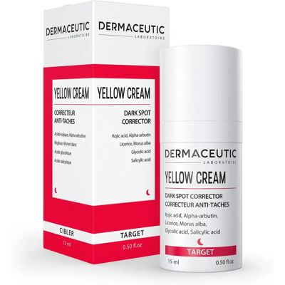 Dermaceutic Gul Krem - Punktvis depigmenterende konsentrat - 15ml Dermaceutic Gul Krem - Punktvis depigmenterende konsentrat - 15ml