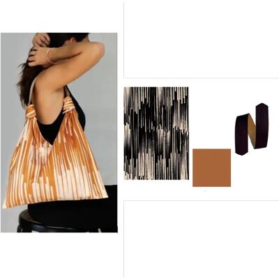 Miyako - Take - Noir - Ocre - Kit de couture - Publicité Miyako - Take - Noir - Ocre - Kit de couture - Publicité