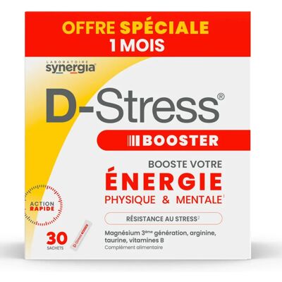 Synergia D-stress Booster - Soutien anti-stress - Complément alimentaire - Publicité Synergia D-stress Booster - Soutien anti-stress - Complément alimentaire - Publicité