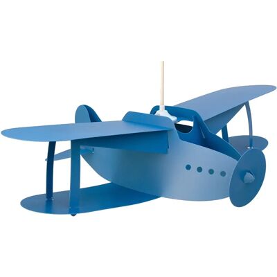 Tchibo - Plafonnier enfant avion bleu - 67x48x15cm - Publicité Tchibo - Plafonnier enfant avion bleu - 67x48x15cm - Publicité