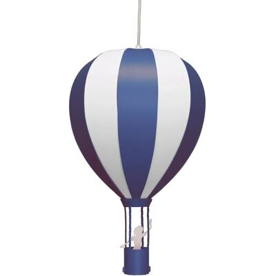 Suspension Montgolfière Rosemonde et Michel Coudert - Bleu - Publicité Suspension Montgolfière Rosemonde et Michel Coudert - Bleu - Publicité