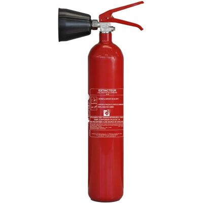 Lifebox Modèle - Extincteur - 2kg CO2, Rouge - Publicité Lifebox Modèle - Extincteur - 2kg CO2, Rouge - Publicité