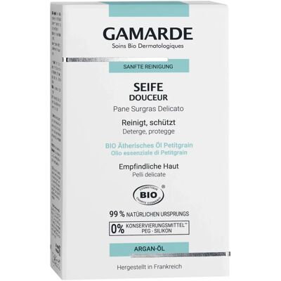 Gamarde Bio-Arganöl Sanfte Seife für Trockene Empfindliche Haut 100g Gamarde Bio-Arganöl Sanfte Seife für Trockene Empfindliche Haut 100g