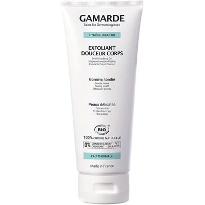 Gamarde Gommage Douceur Corps Bio - Exfoliant Corporel - Publicité Gamarde Gommage Douceur Corps Bio - Exfoliant Corporel - Publicité