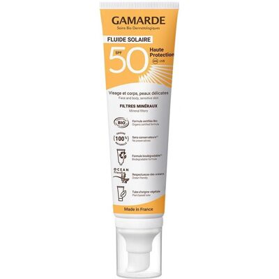 Gamarde Hochschutz SPF 50 Bio Sonnenschutzfluid Gamarde Hochschutz SPF 50 Bio Sonnenschutzfluid