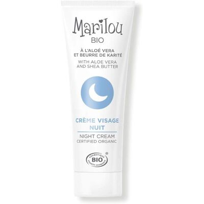 Marilou Bio - Crème de Nuit à l'Aloe Vera - Crème de nuit - Publicité Marilou Bio - Crème de Nuit à l'Aloe Vera - Crème de nuit - Publicité