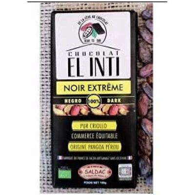 El Oro de los Andes - Chocolate de cacao puro 100% - 100g El Oro de los Andes - Chocolate de cacao puro 100% - 100g