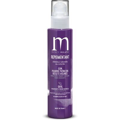 Soin capillaire Mulato Violet Royal - Crème de repigmentation pour femmes - Publicité Soin capillaire Mulato Violet Royal - Crème de repigmentation pour femmes - Publicité