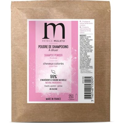 Shampoing en Poudre Color Protect Mulato - Revitalisant - Publicité Shampoing en Poudre Color Protect Mulato - Revitalisant - Publicité
