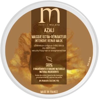 Masque Cheveux Azali Patrice Mulato - Réparation Naturelle - Publicité Masque Cheveux Azali Patrice Mulato - Réparation Naturelle - Publicité