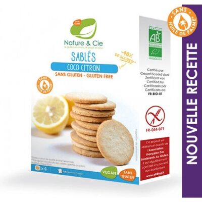Galletas de Limón y Coco de Nature & Cie - Sin gluten Galletas de Limón y Coco de Nature & Cie - Sin gluten