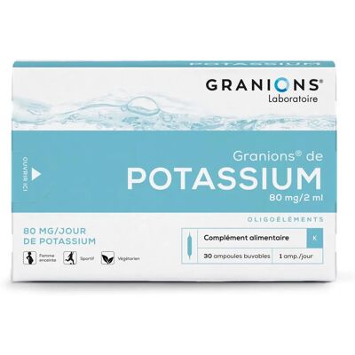 Granions Kalium Ergänzung - 30 Ampullen Granions Kalium Ergänzung - 30 Ampullen