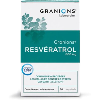 Granions Resvératrol 200 mg - Complément alimentaire antioxydant - Publicité Granions Resvératrol 200 mg - Complément alimentaire antioxydant - Publicité