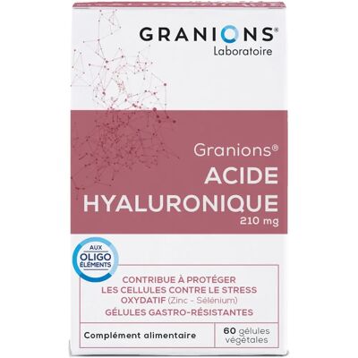 Granions Acide Hyaluronique - 60 Gélules Végétales - Soutien des Articulations - Publicité Granions Acide Hyaluronique - 60 Gélules Végétales - Soutien des Articulations - Publicité
