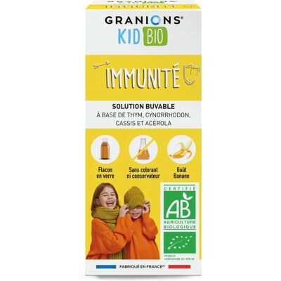 Granions Immunité Enfants 125ml - Complément Alimentaire Bio - Publicité Granions Immunité Enfants 125ml - Complément Alimentaire Bio - Publicité