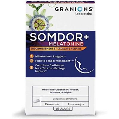 Granions Somdor+ Melatonin 15 Tabletten - Nahrungsergänzungsmittel Granions Somdor+ Melatonin 15 Tabletten - Nahrungsergänzungsmittel