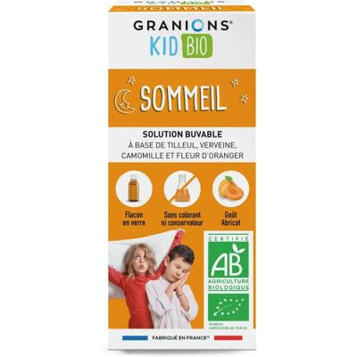 Granions Kid Schlaf Bio Flüssiges Nahrungsergänzungsmittel für Kinder - Schlaf - 125 ml Granions Kid Schlaf Bio Flüssiges Nahrungsergänzungsmittel für Kinder - Schlaf - 125 ml