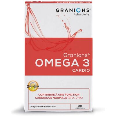 Granions Omega 3 Cardio - Herz & Fischöl Ergänzung Granions Omega 3 Cardio - Herz & Fischöl Ergänzung