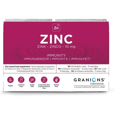 Granions Zink 30 Ampullen - Nahrungsergänzung Granions Zink 30 Ampullen - Nahrungsergänzung