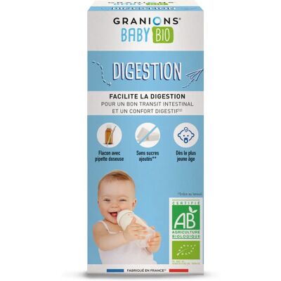 Granions Baby Bio Verdauung - Organische Pflanzenextrakte für Babys - 125 ml Granions Baby Bio Verdauung - Organische Pflanzenextrakte für Babys - 125 ml