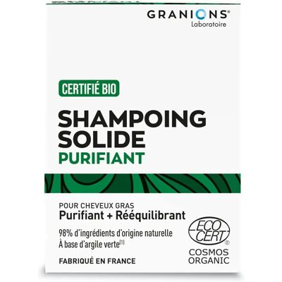 Shampoo Solido Purificante Biologico Granions - 80 g Shampoo Solido Purificante Biologico Granions - 80 g