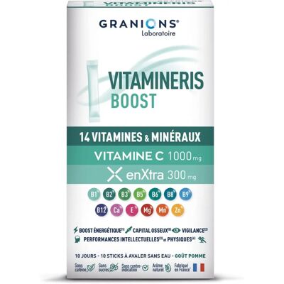 Granions Vitamineris Boost 1000mg - 10 Sticks - Vitamine & Mineralien Granions Vitamineris Boost 1000mg - 10 Sticks - Vitamine & Mineralien