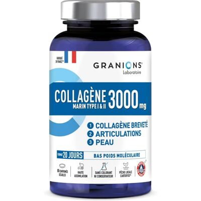 Granions Kollagen Typ I & II 3000mg - Haut & Gelenk Unterstützung Granions Kollagen Typ I & II 3000mg - Haut & Gelenk Unterstützung