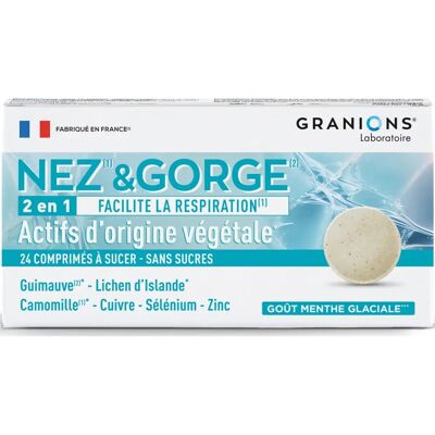 Granions Menthol Minzpastillen 24 - Atemwegslinderung Granions Menthol Minzpastillen 24 - Atemwegslinderung