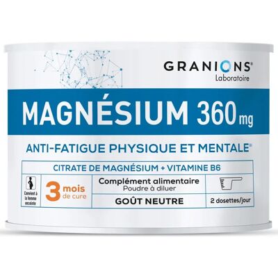 Granions Magnesium 360 mg Pulver - Magnesium Ergänzung Granions Magnesium 360 mg Pulver - Magnesium Ergänzung