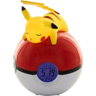 Reloj Despertador Pikachu de Teknofun - Multicolor - Digital Reloj Despertador Pikachu de Teknofun - Multicolor - Digital
