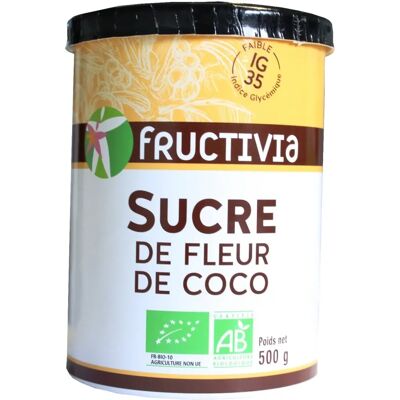 Azúcar de flor de coco Fructivia - Orgánico, 500g - Azúcar Azúcar de flor de coco Fructivia - Orgánico, 500g - Azúcar