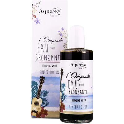 AquaTéal L'Originale Eau Bronzante Visage - Aspect Naturel - Publicité AquaTéal L'Originale Eau Bronzante Visage - Aspect Naturel - Publicité